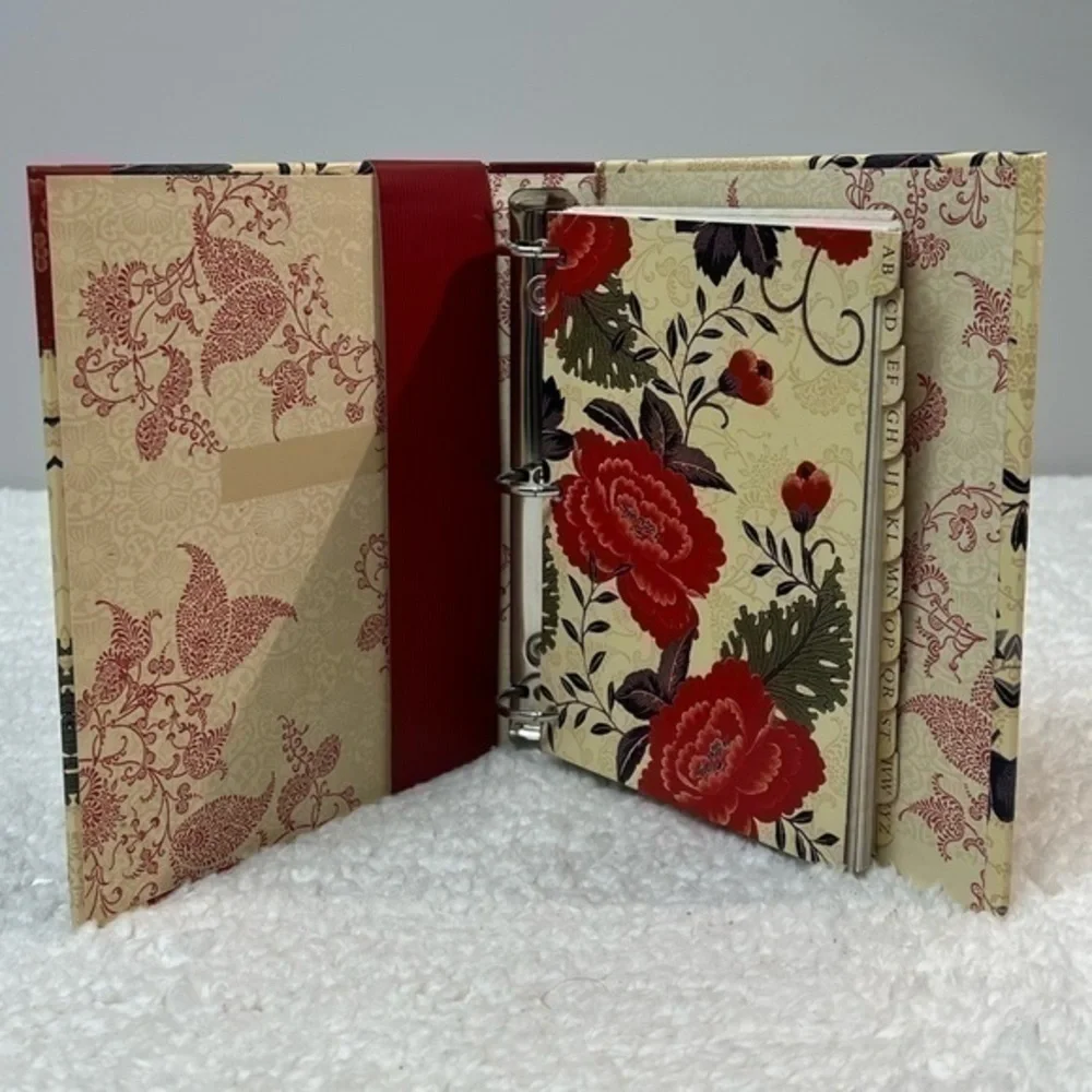 Mudlark “Asian Poppies” Address Book